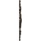 Ekena Millwork Katheryn Ceiling Medallion, Hand-Painted Stone Hearth Crackle, 22 1/2"W x 30 3/8"H x 1 1/2"P CM30KTSHC - alternate 5